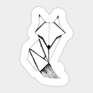 Geo Fox Sticker